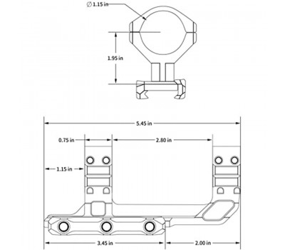 Моноблок 30 мм Sun Optics CM71-25W30EP