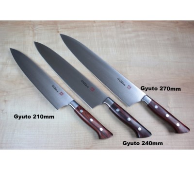 Hattori FH Gyuto, FH Series Gyuto от 210 мм до 270 мм 3 розміри
