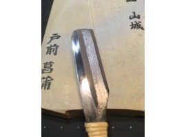 Японська бритва камісорі Рай-рю, Натуральний точильний камінь Shobu Tomae та порошок точильного каменю.-foto4
