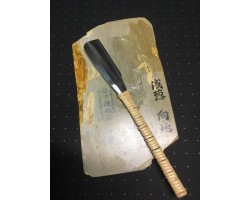 Японська бритва Yasugi Steel з натуральним каменем Mukainochi Asagi та порошком Shōhonzan-foto4