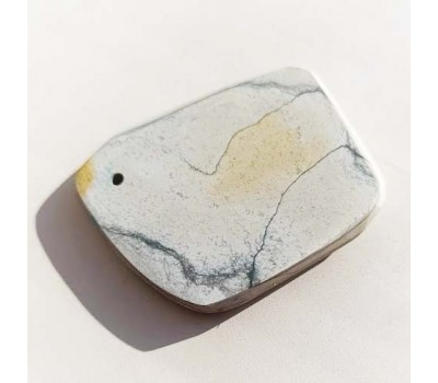 Натуральный точильный камень Mikawa White Nagura Koma (コマ) с печатью Asano