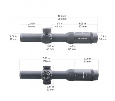 SCOC-03 VECTOR OPTICS FORESTER 1-5X24 ILLUM (30MM) SFP