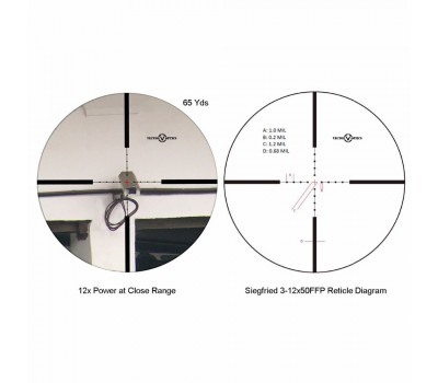Vector Optics Siegfried 3-12x50 FFP SCFF-09 Riflescope