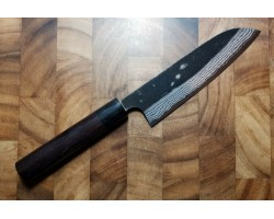 Anryu Santoku ніж Shirogami (White) No. 2 Damascus 165mm -foto2