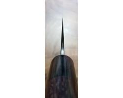 Anryu Santoku ніж Shirogami (White) No. 2 Damascus 165mm -foto8