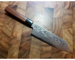Etsu (Ittetsu) R2 Damascus Bunka ніж 165мм-foto6