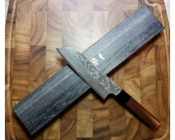 Etsu (Ittetsu) R2 Damascus Bunka ніж 165мм