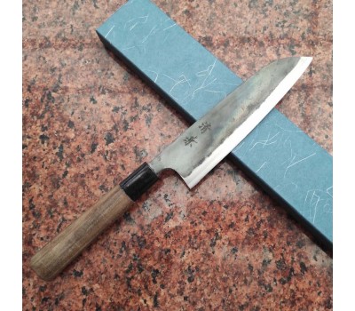 HONMAMON "KIYOKANE" японський ніж Santoku Aogami Steel No.1, 170mm