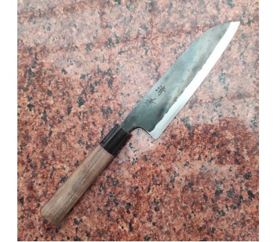 HONMAMON "KIYOKANE" японський ніж Santoku Aogami Steel No.1, 170mm