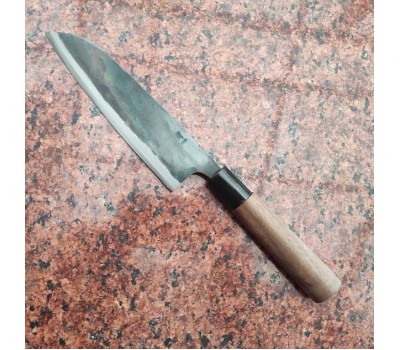HONMAMON "KIYOKANE" японський ніж Santoku Aogami Steel No.1, 170mm