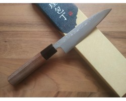 HONMAMON Дамаська сталь, Aogami #2  ніж Paring 120 мм