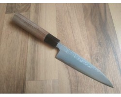 HONMAMON Дамаська сталь, Aogami #2  ніж Paring 120 мм-foto6