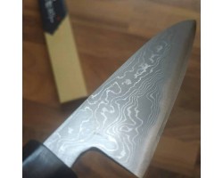 HONMAMON Дамаська сталь, Aogami #2  ніж Paring 120 мм-foto3