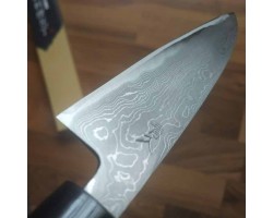 HONMAMON Дамаська сталь, Aogami #2  ніж Paring 120 мм-foto4