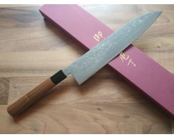 HONMAMON Дамаська сталь, Aogami # 2 ніж (Gyuto) 240 мм-foto7