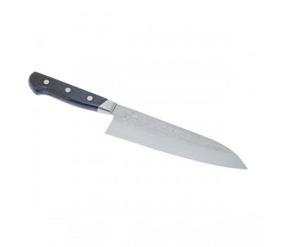 HONMAMON  Молотковий ламінат, Aogami # 2 ніж шеф (Santoku) 180 мм