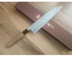 HONMAMON Дамаська сталь, Aogami # 2 ніж (Gyuto) 210 мм