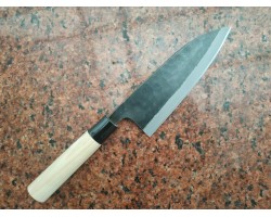 HONMAMON, Tosa Kurouchi, Aogami #2 ніж (Deba) 180 мм-foto8