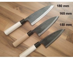 HONMAMON, Shirogami Steel No.1 ніж (Deba) 150-180 мм-foto4