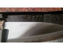 Teruhide Deba ніж Carbon steel  150 мм-foto8