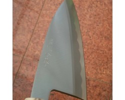 Teruhide Deba ніж Carbon steel  150 мм-foto2
