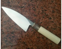 Teruhide Deba ніж Carbon steel  150 мм-foto5