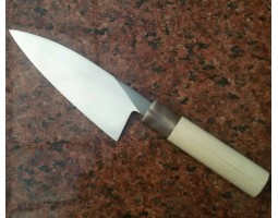 Teruhide Deba ніж Carbon steel  150 мм-foto5