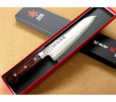 Kanetsune KC-900 VG-10 Damascus Chef (Santoku) 185mm