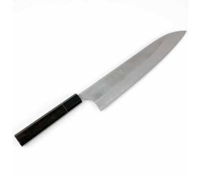 Yoshimi Kato (Kintaro) Nashiji японський кухарський ніж Шеф 240 mm Aogami Super (Blue Super, AS)