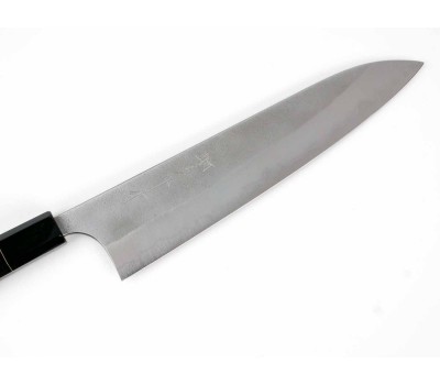 Yoshimi Kato (Kintaro) Nashiji японський кухарський ніж Шеф 240 mm Aogami Super (Blue Super, AS)