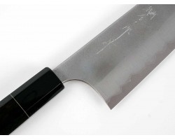 Yoshimi Kato Nashiji Шеф 240 mm Aogami Super-foto4