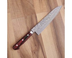 Yoshimi Kato  SG2 Gyuto 210мм Black Damascus-foto3