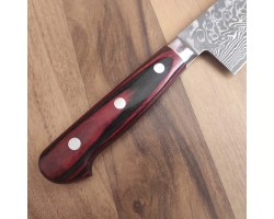 Yoshimi Kato  SG2 Gyuto 210мм Black Damascus-foto5