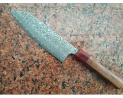 Yoshimi Kato  SG2 Santoku 170мм Black Damascus
