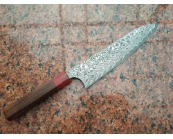 Yoshimi Kato  SG2 Gyuto 210мм Black Damascus-foto2