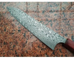 Yoshimi Kato  SG2 Gyuto 210мм Black Damascus-foto3