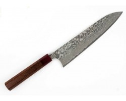 Yoshimi Kato  SG2 Gyuto 210мм Black Damascus-foto7