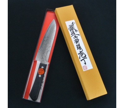 Tanaka Kazuyuki VG-10 Damascus Santoku 155 mm