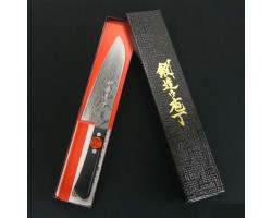 Tanaka Kazuyuki VG-10 Damascus Santoku 170 mm-foto2