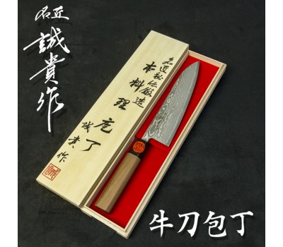 Shigeki Tanaka HSS R2  "HARUKAZE (Весінній  вітер)" Gyuto (шеф) 180mm