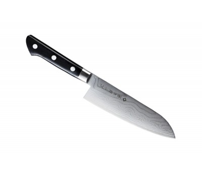 Tojiro 37 Layered DP Damascus - Сантоку, 37 шарів, сталь VG 10, клинок 170 мм, Японія