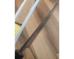 Tomita Double beveled Santoku ніж  Blue Steel 175mm-foto4
