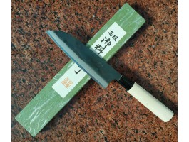 Tomita Double beveled Santoku нож Blue Steel 175mm