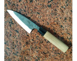Tomita Double beveled Deba ніж Tomita Double beveled Deba нож Blue Steel 105 mm-foto3