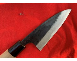 Tomita Double beveled Deba ніж Tomita Double beveled Deba нож Blue Steel 105 mm-foto7