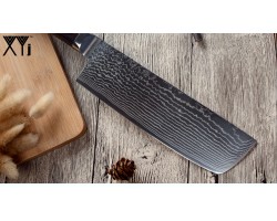 XYj Damascus Nakiri, ніж для нарізки, 165мм-foto3