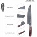 XYj King Damascus Gyuto, шеф ніж, 200мм