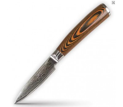 XYj Damascus Paring, овочевий ніж, 89мм