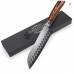 XYj Damascus Santoku, сантоку ніж, 173мм