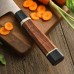 Xinzuo ZHEN Шеф (Gyuto) 210mm сталь 12Cr18MoV в обкладках з кольорового дамаску